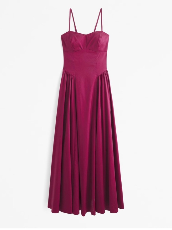 Abercrombie & Fitch Dresses & Skirts - Abercrombie & Fitch Fuchsia-Red Maxi Slip Dress